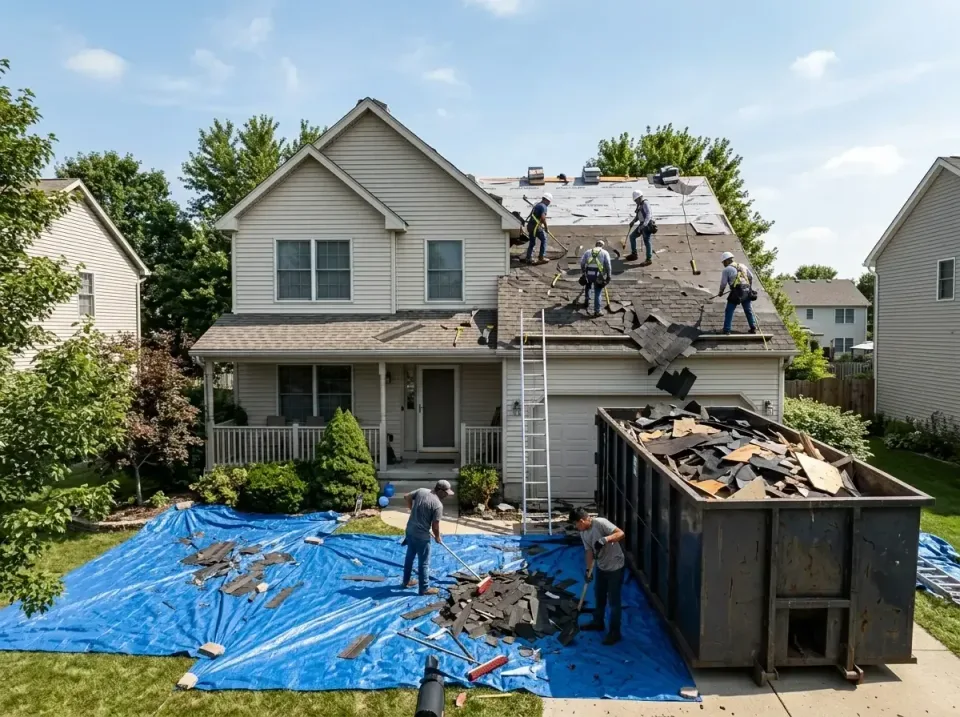 roof-replacement-debris-remova-004 — frequently asked questions, Cheapest Dumpster Rentals in Live Oak, TX